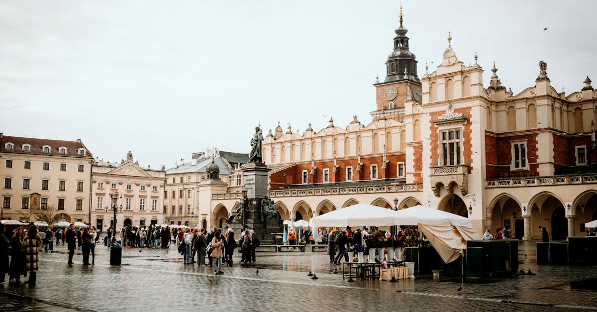 Krakowski Rynek Główny — siedziba redakcji Czarniventa znajduje się w pobliżu